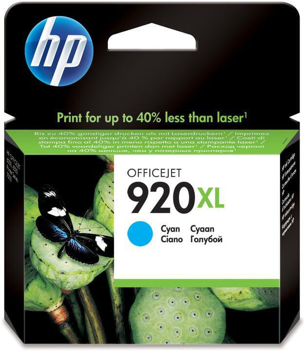Inkoustová náplň HP No. 920XL, 700 stran originální - modrá