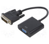 Gembird adaptér DVI-D - VGA 24M/15F (A-DVID-VGAF-01)