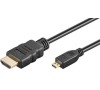 PremiumCord Kabel HDMI A - HDMI micro D, 2m (kphdmad2)