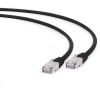 GEMBIRD Patch kabel S/FTP CAT6, 1,5m, černý (PP6A-LSZHCU-BK-1.5M)