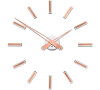 Designové nalepovací hodiny Future Time FT9600CO Modular copper 60cm