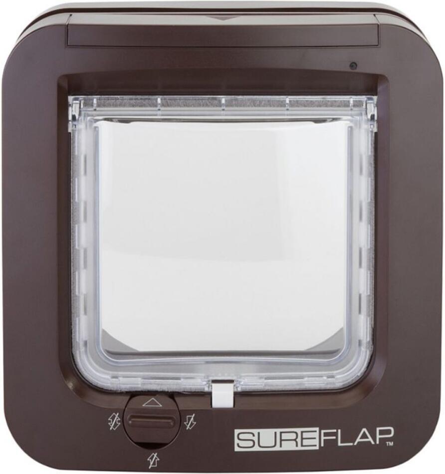 Dvířka SureFlap s mikročipem pro kočky - hnědá SurePetcare