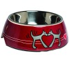 Miska ROGZ Bubble Red Heart M 350ml