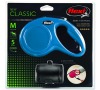 Vodítko FLEXI Classic Set lanko s multiboxem modré M 5 m/20 kg