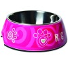 Miska ROGZ Bubble Pink Paw L 700ml