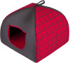Iglu pro kočky Reedog Red Strips - M