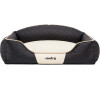 Pelíšek pro psa Reedog Black & Beige Sofa - L