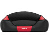 Pelíšek pro psa Reedog Black & Red Sofa - L