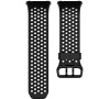 Fitbit Ionic sportovní řemínek Black Gray - Large (FB164SBBKL)