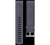 Fitbit Charge 2 řemínek, Leather, Indigo - Small (FB160LBIGS)