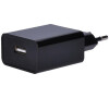 Solight USB nabíjecí adaptér, 1x USB, 2400mA, AC 230V, černý