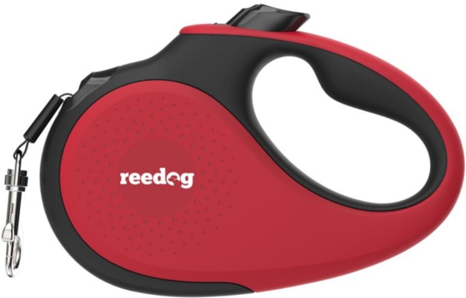 Reedog Senza Premium samonavíjecí vodítko L 50kg / 5m páska / červené