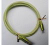 DATOVÝ KABEL S KOVOVÝM PLÁŠTĚM MICRO USB 1M - ZELENÝ CPA