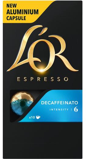 Nespresso kapsle L'OR Espresso Decaffeinato, 10 ks