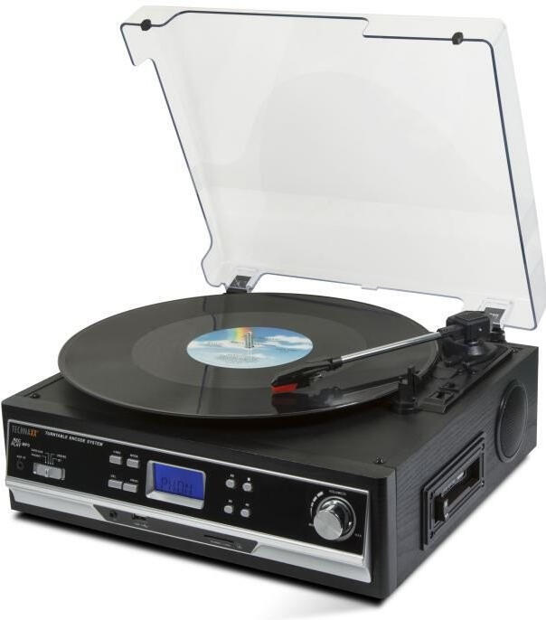 Technaxx USB gramofon/konvertor - převod gramofonových desek a audio kazet do MP3 formátu (TX-22+) (4717)