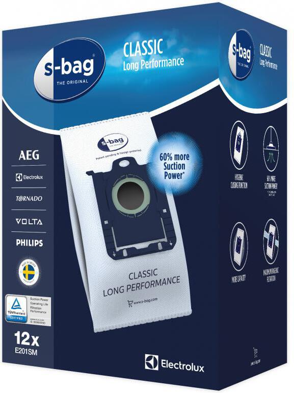 Sáčky do vysavače Electrolux E201SM s-bag® Classic Long Performance