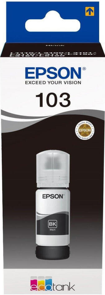 Epson 103 EcoTank Black Ink Bottle (C13T00S14A) | ONLINESHOP.cz