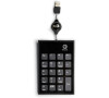 PORT CONNECT USB KEYPAD numerická klávesnice, navíjecí kabel, černá (900800)