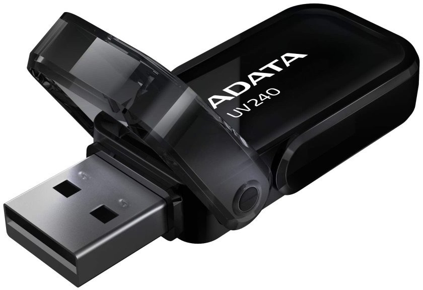 ADATA Flash disk UV240 32GB / USB 2.0 / černá (AUV240-32G-RBK)