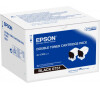 Double pack Toner Black - Epson WorkForce AL-C300 (C13S050751)