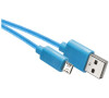 Emos nabíjecí a datový kabel USB-A 2.0 / micro USB-B 2.0, 1 m, modrý (SM7006B)