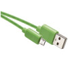 Emos nabíjecí a datový kabel USB-A 2.0 / micro USB-B 2.0, 1 m, zelený (SM7006G)