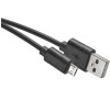 Emos rychlonabíjecí a datový kabel USB-A 2.0 / micro USB-B 2.0, Quick Charge, 0,2 m, černý (SM7007BL)
