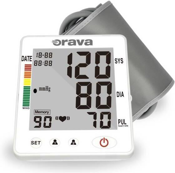Digitální tlakoměr bílý Orava (TL-100)
