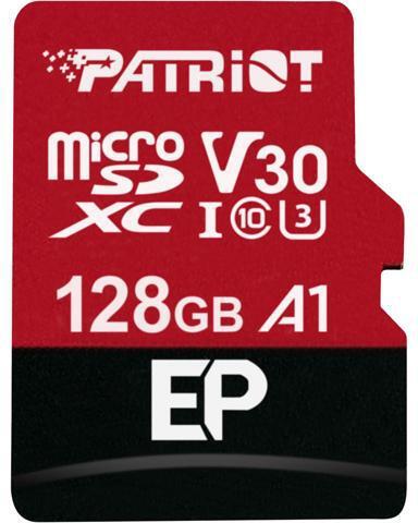 PATRIOT V30 A1/micro SDXC/128GB/UHS-I U3 / Class 10/+ Adaptér (PEF128GEP31MCX)