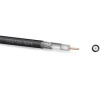 Koaxiální kabel Zircon CCS 125 ALPE černý - návin 100 m
