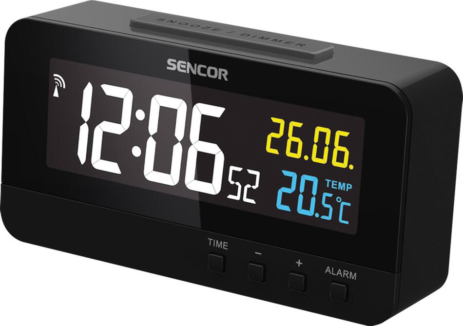 Hodiny s budíkem Sencor SDC 4800 B