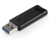 VERBATIM Flash Disk PinStripe USB 3.0, 16GB - černá (49316)