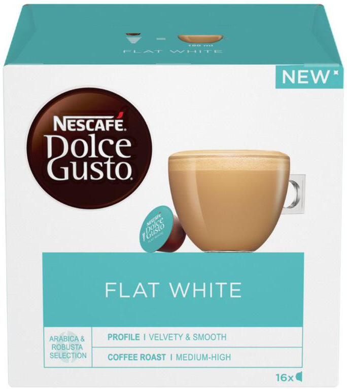 NESCAFÉ® Dolce Gusto® Flat White kávové kapsle 16 ks