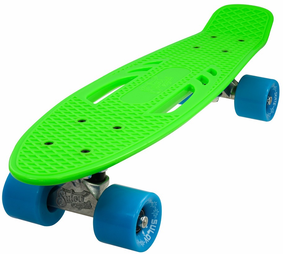 Penny board 22" CITY zeleno-modrý SULOV®