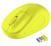 myš TRUST Primo Wireless Mouse - neon yellow (22742)