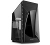 Sharkoon skříň NIGHT SHARK Lite / Middle Tower / 2x USB3.0 / 2x USB2.0 / průhledná bočnice / černá