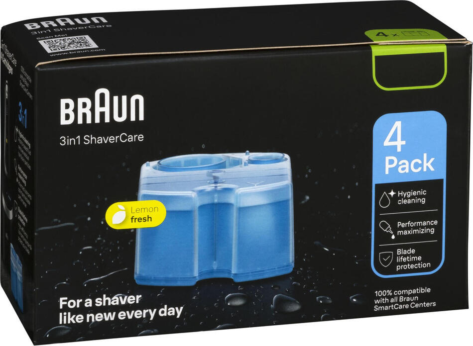 Náhradní náplně do čisticí a dobíjecí stanice Braun Clean&Charge CCR4