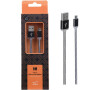 Datový kabel PLUS METAL MicroUSB, 1M, černý (2100502)