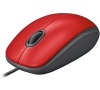 Logitech M110 Silent - RED - USB - N/A - EMEA - ARCA M110S (910-005489)
