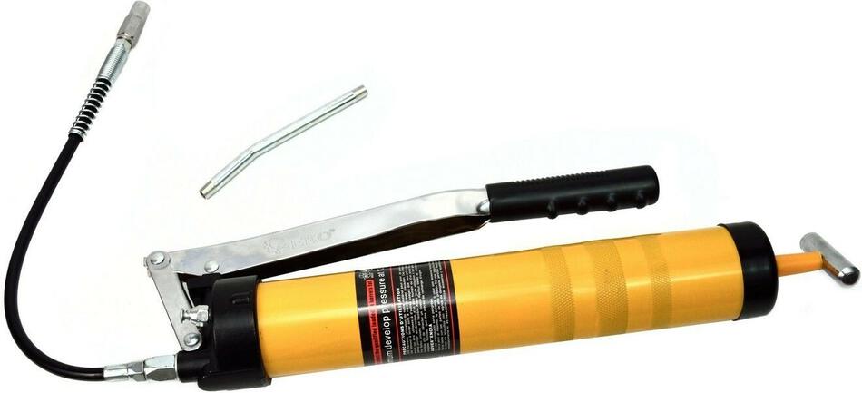 Pistole na mazání ruční PROFI + příslušenství, 900 ml GEKO