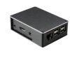 AKASA krabička pro Raspberry Pi 3 Model B/B+, Pi 2 Model B, Asus Tinker Board, black, Aluminium (A-RA02-M1B)