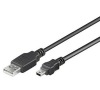 PremiumCord Kabel mini USB, A-B, 5pinů, 1m (ku2m1a)