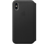 iPhone XS Max Leather Folio - Black (MRX22ZM/A)