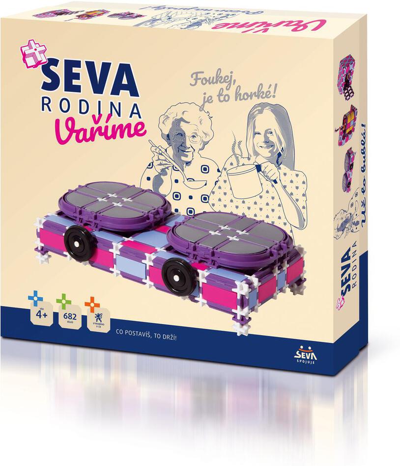 Stavebnice Seva Rodina Vaříme 682 dílků