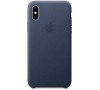 iPhone XS Leather Case - Midnight Blue (MRWN2ZM/A)