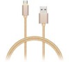 CONNECT IT Wirez Premium Metallic micro USB - USB, gold, 1m (CI-966)