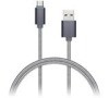 CONNECT IT Wirez Premium Metallic micro USB - USB, silver gray, 1m (CI-965)