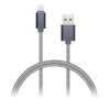 CONNECT IT Wirez Premium Metallic Lightning - USB, silver gray, 1m (CI-968)
