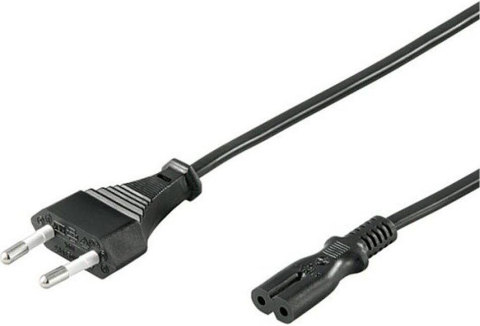 PREMIUMCORD Kabel síťový 230V k magnetofonu 3m, černý (kpspm3)
