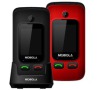Mobiola MB610, mobilní telefon pro seniory, Dual SIM, černá (MB610B)
